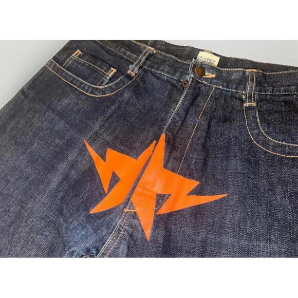 Bape A Bathing Ape Vintage Denim Jeans Mens Sz Large 33x33 - Picture 3 of 8